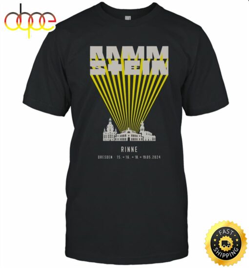 Rammstein May 15-19, 2024 Rinne Dresden T-Shirt