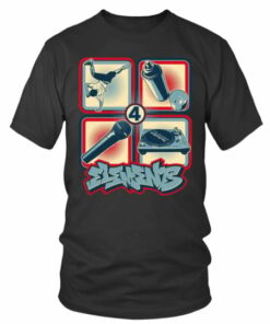 Rap Hiphop Element Music Tshirt