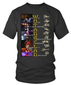 Rap Hiphop Name Member Wu-tang Clan Tshirt