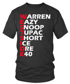 Rap Hiphop West Cost Music Tshirt