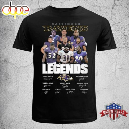 Ravens Legends Baltimore Ravens Logo Signature shirt