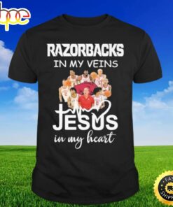 Razorbacks In My Veins Jesus In My Heart 2023 Shirt