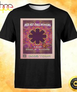 Red Hot Chili Peppers Minneapolis April 8 Tour 2023 GAS Unisex Black T-shirt 1 Red Hot Chili Peppers Minneapolis April 8 Tour 2023 GAS Unisex Black T shirt 2