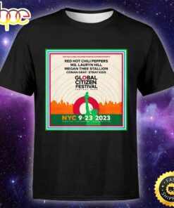 Red Hot Chili Peppers Sept. 23, Global Citizen In Central Park Unisex T-Shirt