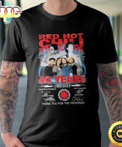 Red Hot Chili Peppers Thanks You For The Memories 40 Years 1983-2023 T-shirt