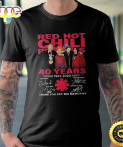 Red Hot Chili Peppers Tour 2023  Thanks You For The Memories T-shirt