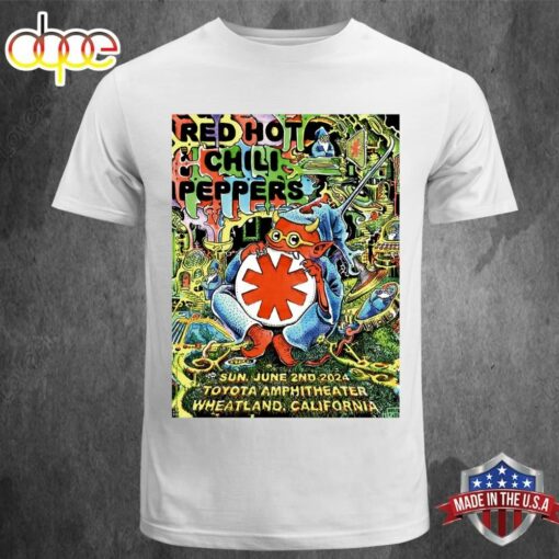 Red Hot Chili Peppers Wheatland June 2, 2024 T-shirt