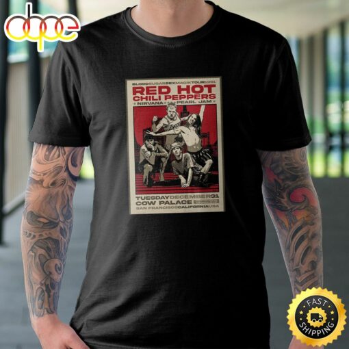 Red Hot Chili Peppers World Tour 2022- 2023 Unisex T-shirt