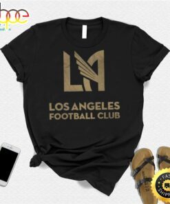 Retro Brand Youth Los Angeles Fc Logo Black T Shirt