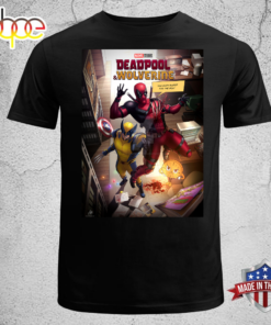 Retro Deadpool &amp Wolverine 2024 Movie Shirt Unisex