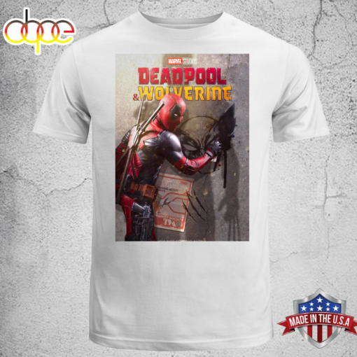 Retro Deadpool &amp Wolverine 2024 Movie Wolverine Deadpool 2024 Shirt