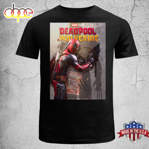 Retro Deadpool &amp Wolverine 2024 Movie Wolverine Deadpool 2024 Shirt Unisex