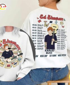 Retro Ed Sheeran 2023 Tour Date Unisex T-shirt