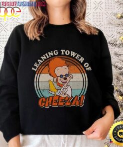 Retro Goofy Movie Leaning Tower Of Cheeza Shirt Bobby Zimmeruski T-Shirt
