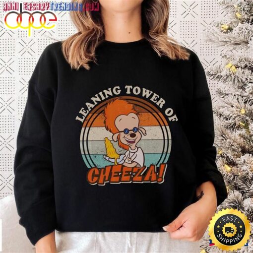 Retro Goofy Movie Leaning Tower Of Cheeza Shirt Bobby Zimmeruski T-Shirt