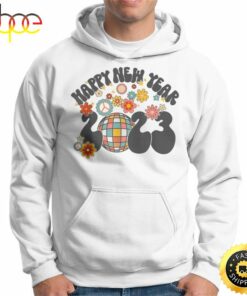 Retro Groovy Happy New Year 2023 Nye New Years Eve Unisex T-shirt