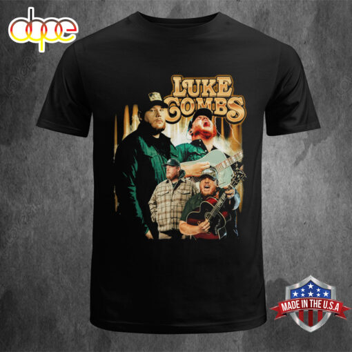 Retro Luke Combs 2024 Tour Country Music Unisex T-Shirt