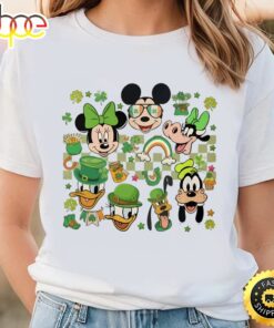 Retro Mickey And Friends St Patricks Day Shirt, Disney Lucky Shirt