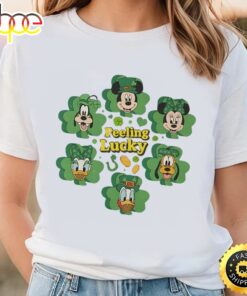 Retro Mickey and Friends Feeling Lucky Shirt, Disney St Patricks