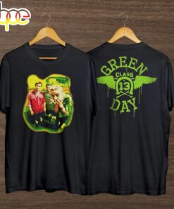 Retro Music Green Day Band Vintage Graphic Tee, Green Day Tour 2024 Neon T-Shirt