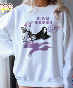 Retro Olivia Rodrigo Vintage 90s Graphic Tee Guts 2024 Tour T-Shirt