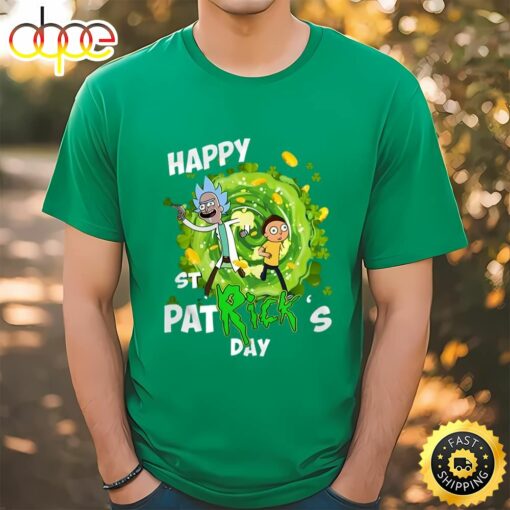 Rick And Morty Happy St Patrick Day Shirt