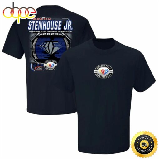 Ricky Stenhouse Jr. Checkered Flag 2023 NASCAR Cup Series Schedule  T-shirt