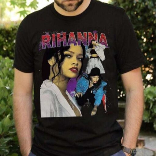 Rihanna Show 2023 Vintage Hip Hop Rap Merch Music T-shirt