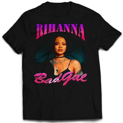 Rihanna Show 2023 Vintage Hip Hop Rap Tour Badgae T-shirt