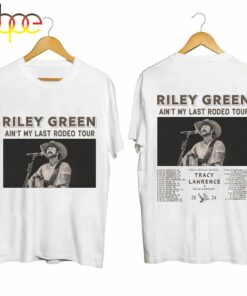 Riley Green Ain’t My Last Rodeo Tour 2024 T-Shirt Music Concert Gift Fans