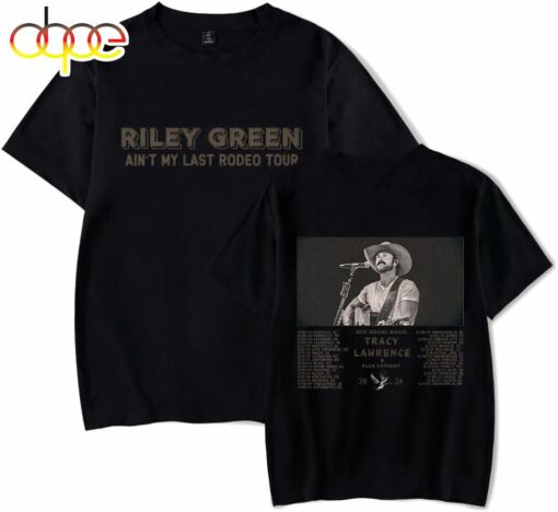 Riley Green Shirt 2024 Ain’t My Last Rodeo Tour T-Shirt