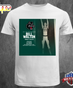 Rip Legend Bill Walton 1952 2024 Grateful Dead T-shirt