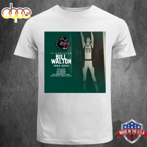 Rip Legend Bill Walton 1952 2024 Grateful Dead T-shirt