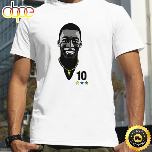 Rip Pele 1940-2022 Brazil Player Soccer Unisex Tee T-Shirt