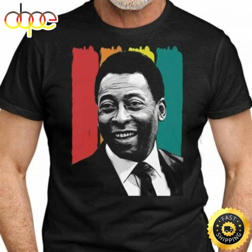 Rip Pele Art Thank You King Football Pele Player Soccer Unisex Tee T-Shirt