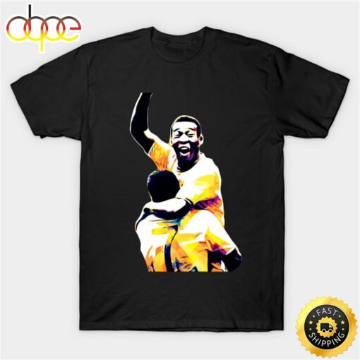 Rip Pele  Brazil Football Legend Player Soccer Unisex Tee T-Shirt