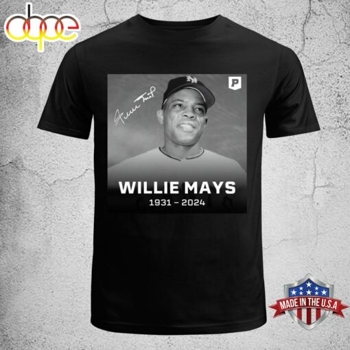 Rip San Francisco Giants Legend Hall Of Famer Willie Mays Signature 1931-2024 Shirt