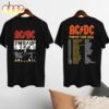Rock Band Acdc Tour 2024 Acdc Pwr Up World Tour 2024 Shirt