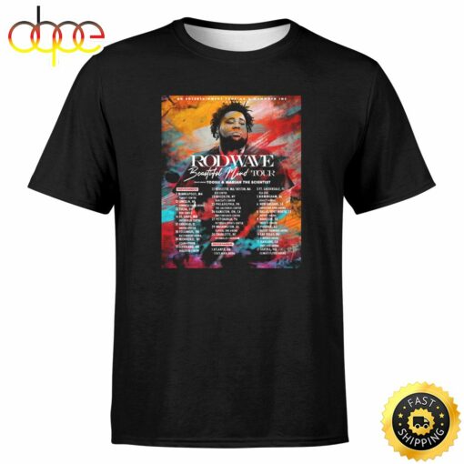 Rod Wave Beautiful Mind Tour 2022 T-Shirt