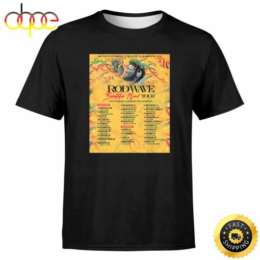 Rod Wave Beautiful Mind Tour T-Shirt