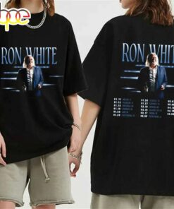 Ron White 2024 Tour Black T-Shirt Gift Fans Music All Size