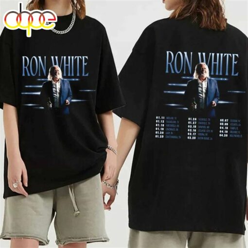 Ron White 2024 Tour Black T-Shirt Gift Fans Music All Size