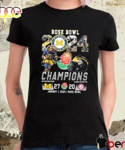 Rose Bowl Champions 2024 Michigan Wolverines T-Shirt