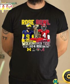 Rose Bowl Michigan Wolverines Vs Alabama Crimson Tide Thu Jan 1 2024 Rose Bowl Stadium Shirt