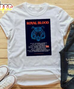 Royal Blood Back To The Water Below 2024 European Tour Poster T-Shirt