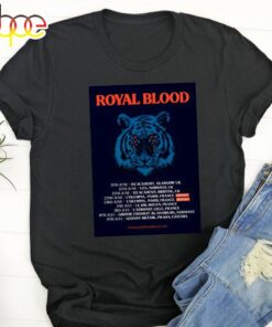 Royal Blood Back To The Water Below 2024 European Tour Poster Unisex T-Shirt