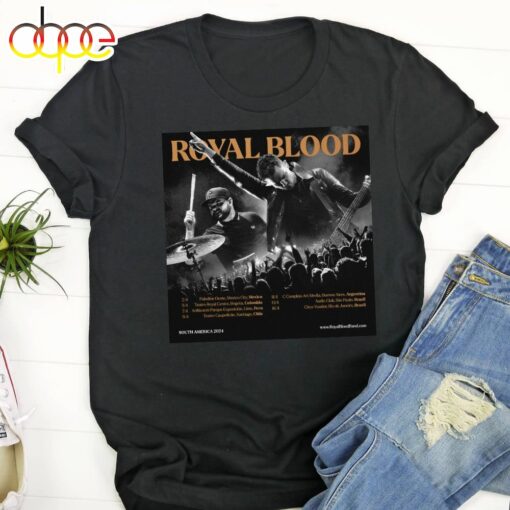 Royal Blood South America 2024 Fan Gifts Music T-Shirt