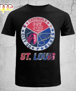 ST Louis Cardinals City SC And Blues T Shirt