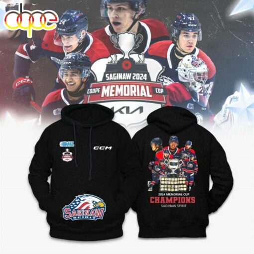 Saginaw Spirit 2024 Memorial Cup Champions Hoodie