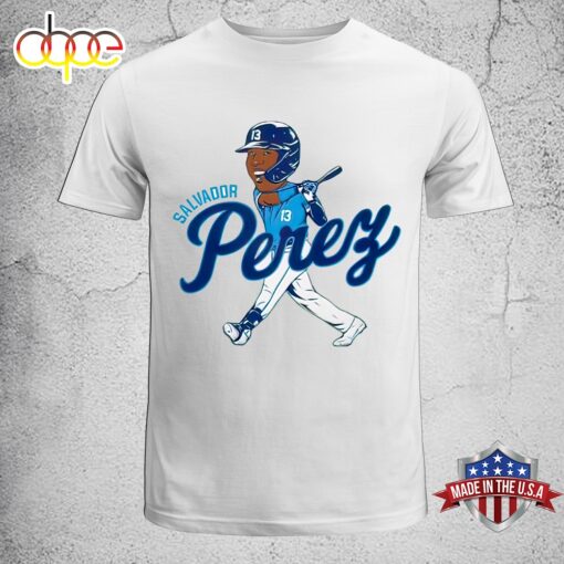 Salvador Perez Caricature Player MLB Club 2024 Unisex T-Shirt